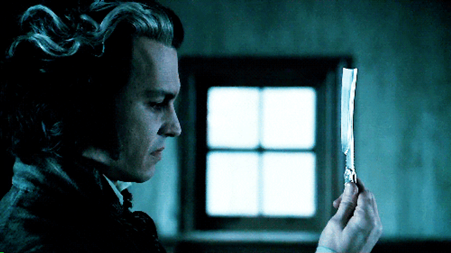 Johnny Depp Sweeney Todd Sad Expression GIF