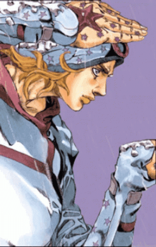 Johnny Joestar Blink His Eyes GIF