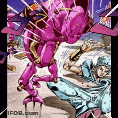 Johnny Joestar Dazzling Opponent GIF