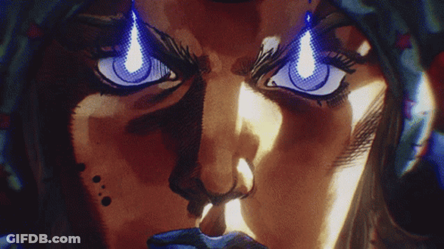 Johnny Joestar Flaming Eyes GIF