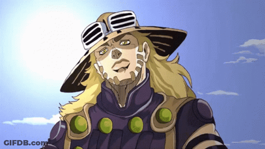 Johnny Joestar Friend Gyro Zeppeli GIF