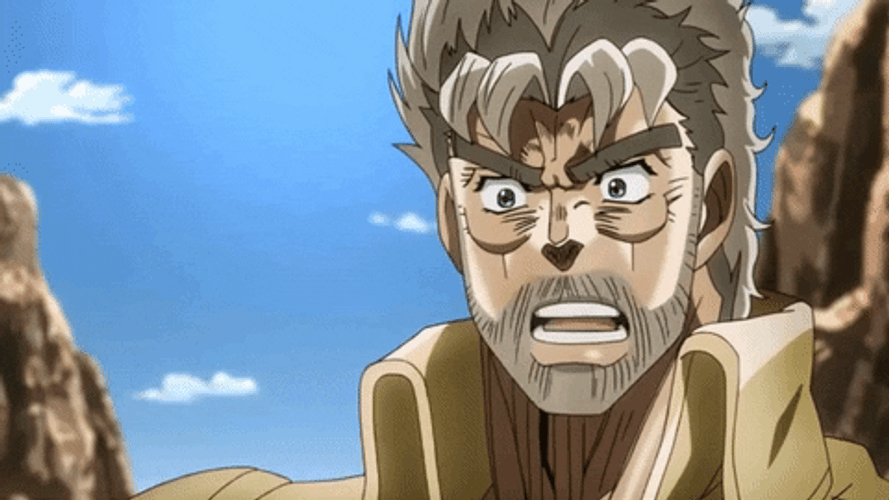 Johnny Joestar Joseph Oh God GIF