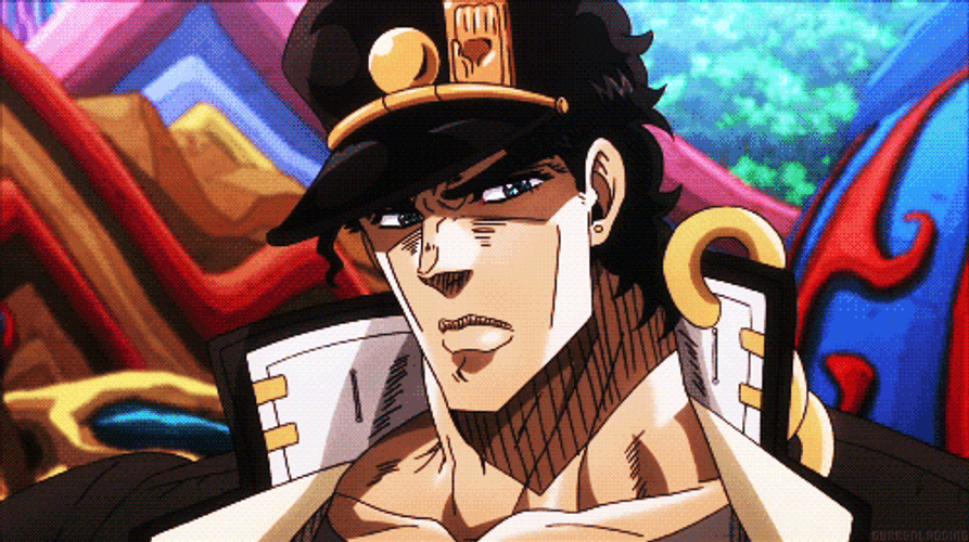 Johnny Joestar Jotaro GIF