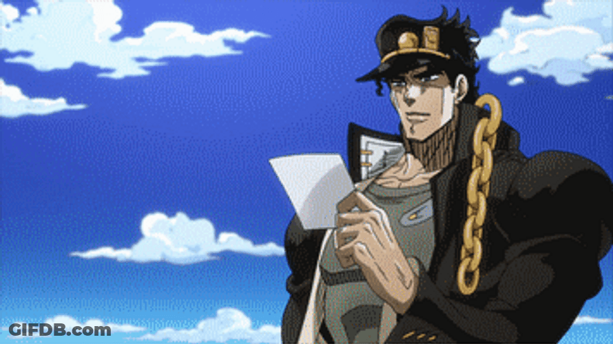 Johnny Joestar Jotaro Girl Picture GIF