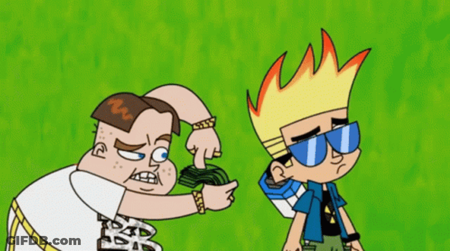 Johnny Test Bling Bling Boy He Got Money GIF