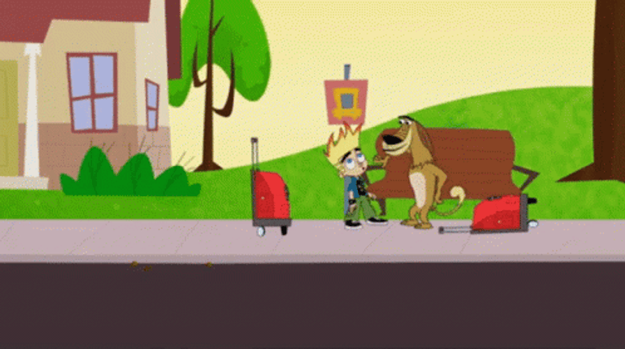 Johnny Test Bus Transportation GIF