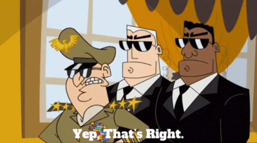 Johnny Test Mr. Black That Is Correct GIF