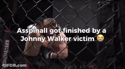 Johnny Walker Vs Aspinall Boxing Match GIF