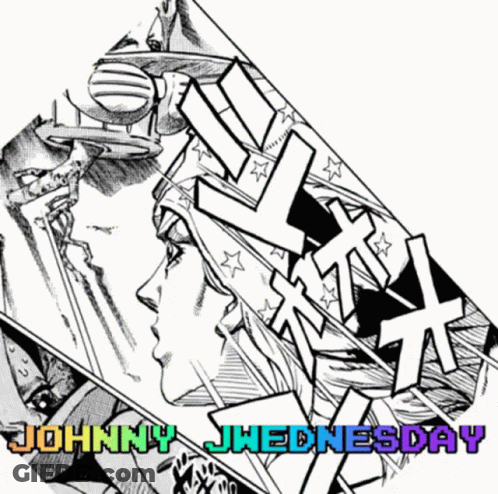 Johnny Wednesday Black And White Drawing GIF
