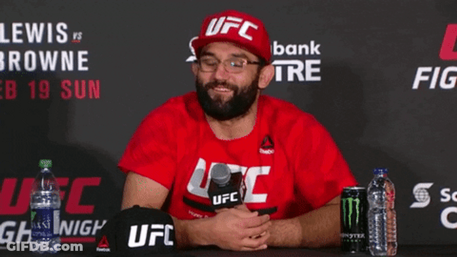 Johny Hendricks Reacts And Responds Not Again GIF