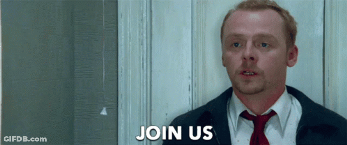 Join Us Actor Comedian Simon Pegg GIF