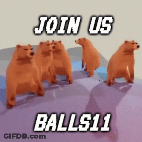 Join Us Dancing Brown Bears GIF