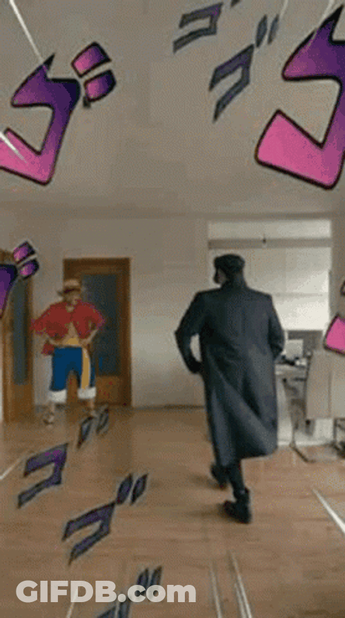Jojo Cosplay Will Smith Slap GIF