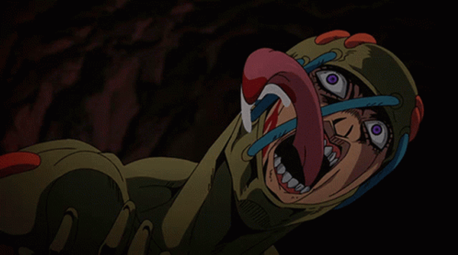 Jojo Creepy Secco Lick GIF