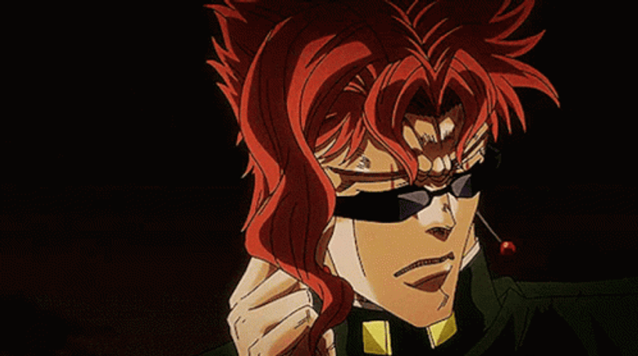 Jojo Kakyoin Shades Off GIF
