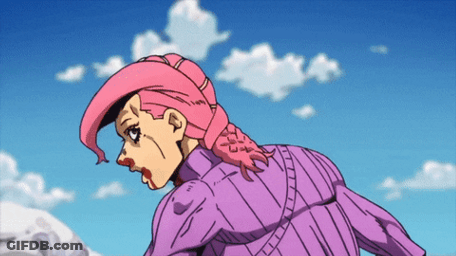 Jojo's Bizarre Adventure Bloody Vinegar Doppio GIF