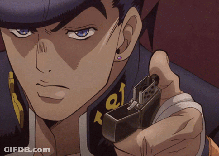 Jojo's Bizarre Adventure Josuke Opens The Lighter GIF