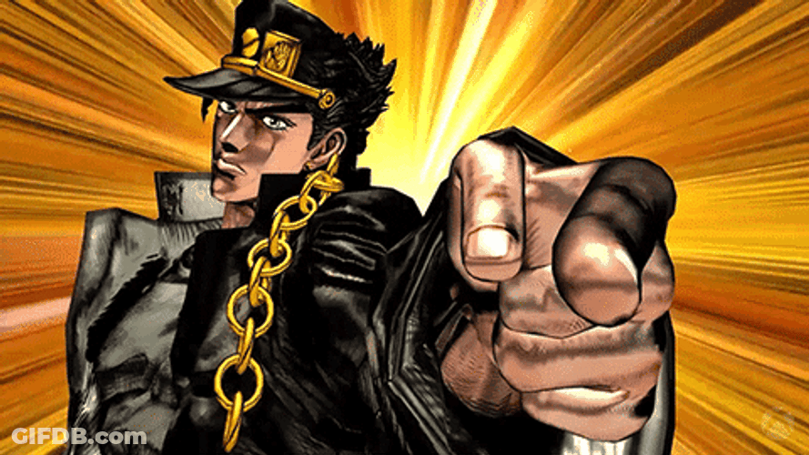 Jojo's Bizarre Adventure Jotaro Advanced Visuals GIF