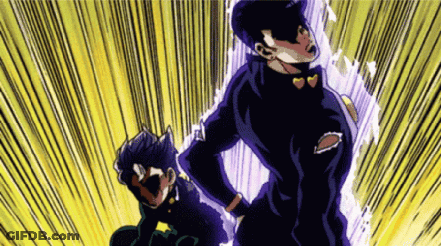 Jojo's Bizarre Adventure Powerful Josuke And Koichi GIF