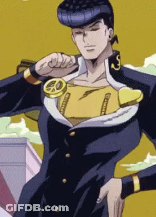Jojo's Bizarre Adventure Presenting Josuke Higashikata GIF