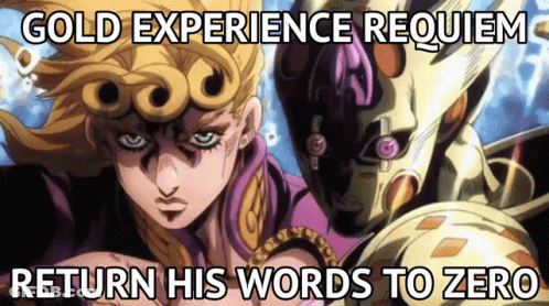 JoJo's Bizarre Adventure Requiem Meme GIF