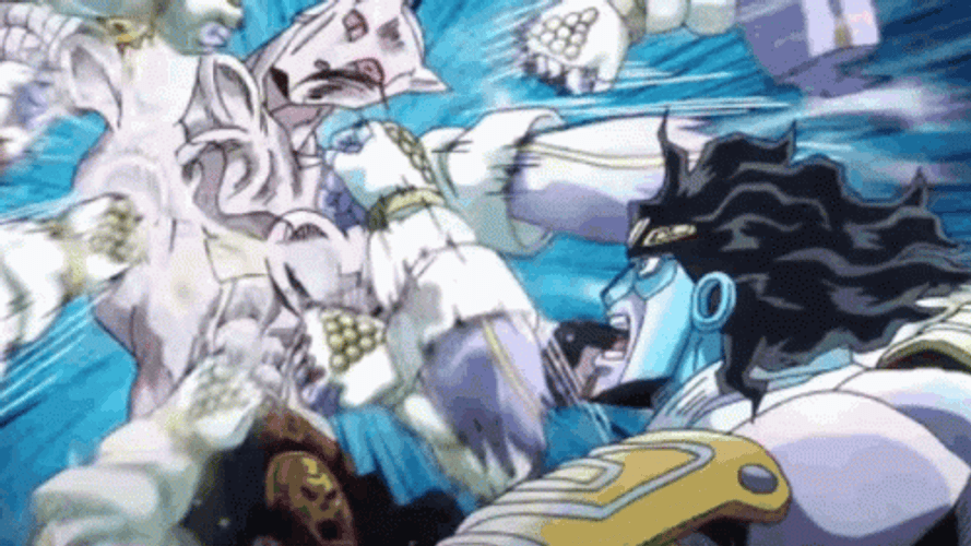 Jojo's Bizarre Adventure Zoom Punch Ora Ora Ora GIF