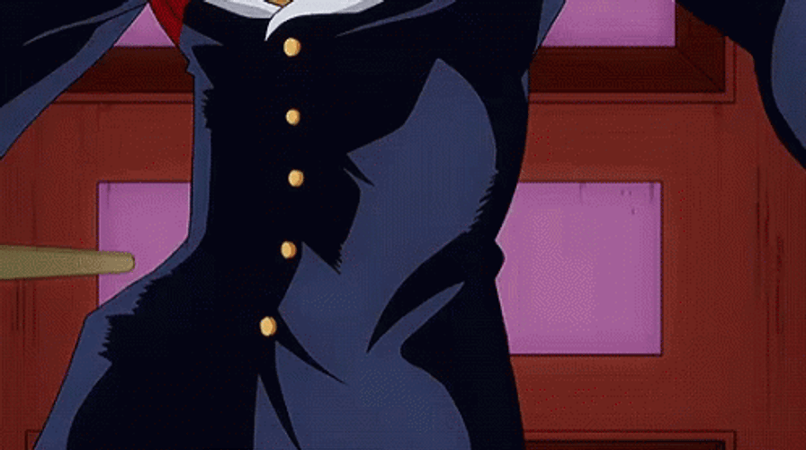 Jojo's Bizarre Anime Josuke Fighting Stance GIF
