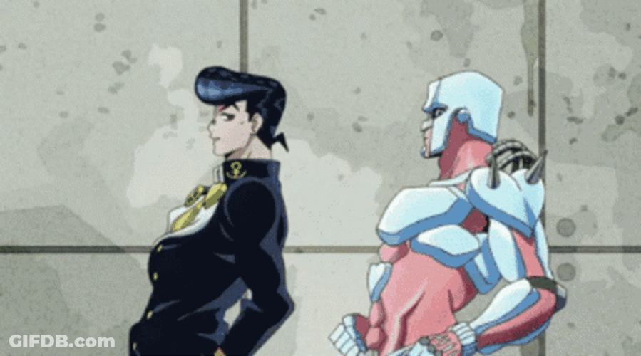 Jojo's Bizarre Josuke Crazy Diamond Fusion GIF