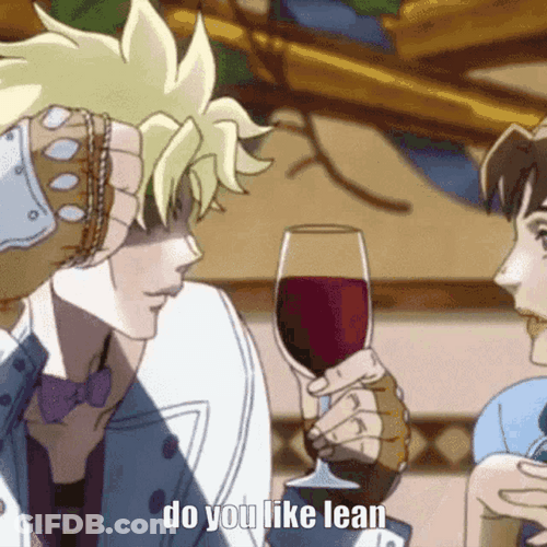 Jojo's Bizzare Adventure Lean Offer GIF