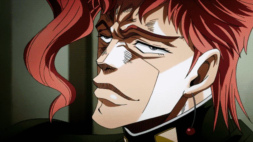 Jojo's Kakyoin Cherry Tongue GIF