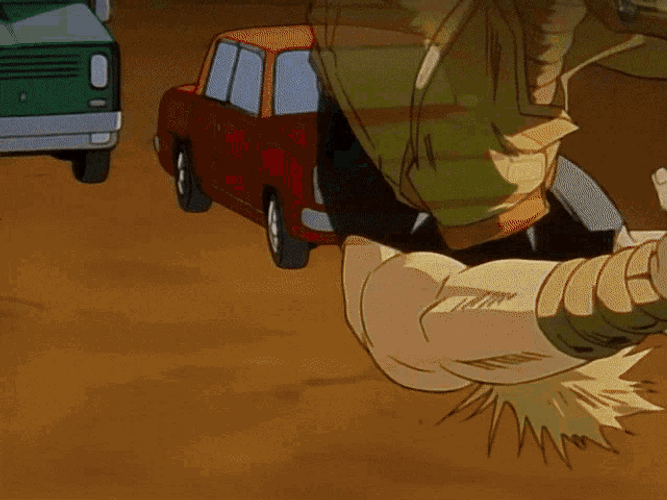Jojo Strong Dio Brando Punch GIF