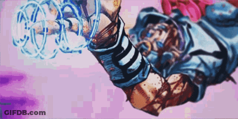 Jojo Text On Purple Background GIF