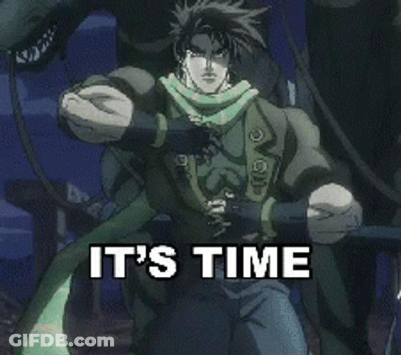 Jojos Bizarre Adventure Its Time For Plot GIF