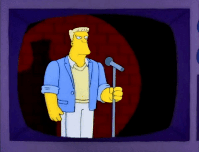 Joke Over Head  Rainier Wolfcastle The Simpsons GIF