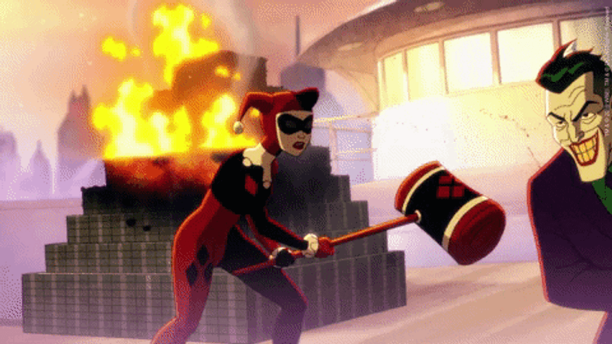 Joker Cartoon Flamethrower GIF