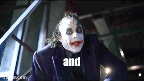 Joker Close Up Saying And GIF