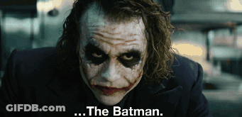 Joker Close Up With The Batman GIF