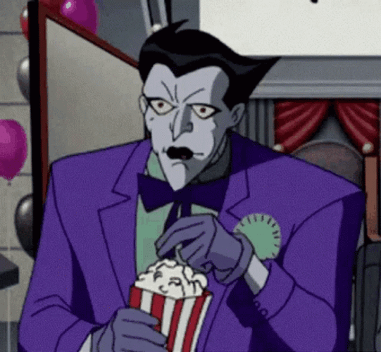 Joker Eating Popcorn GIF
