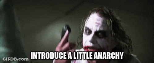 Joker From Dark Knight Saying Introduce A Little Anarchy GIF