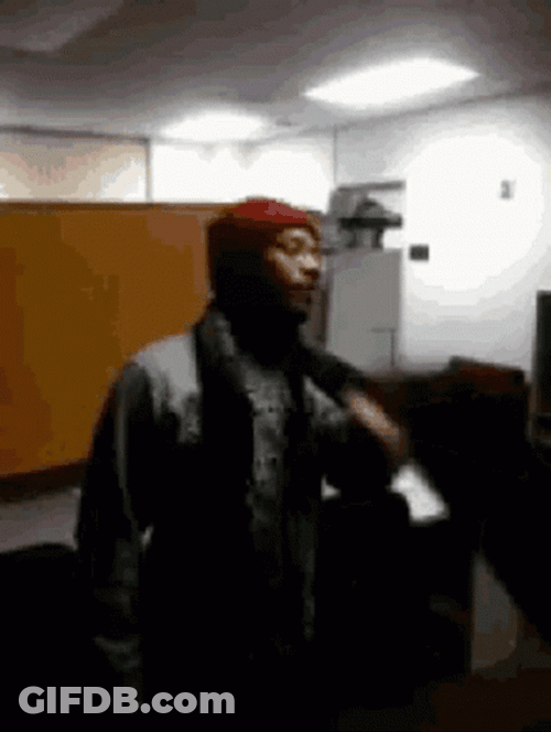 Joker Guy Doing I'm Out Expression GIF