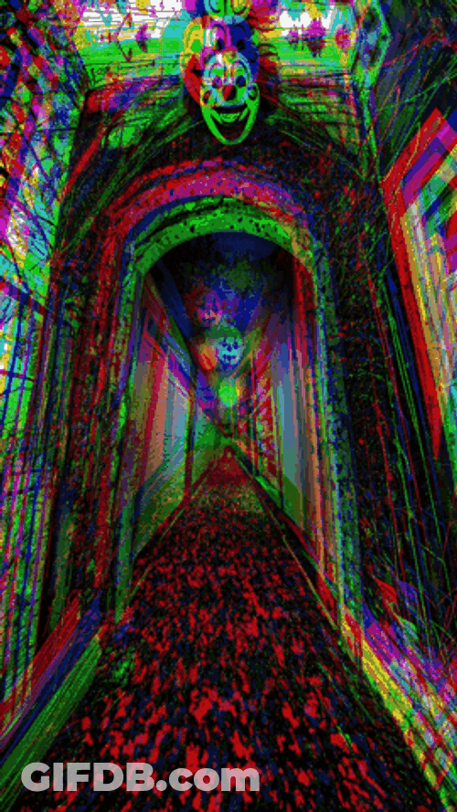 Joker Haunted House GIF