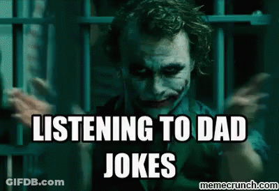 Joker Listening To Dad Jokes In Prison GIF