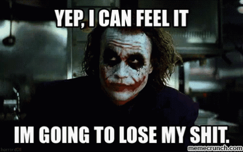 Joker Losing My Mind GIF