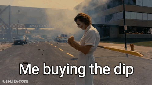 Joker Me Buying The Dip GIF