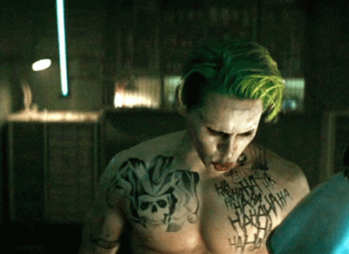 Joker Pulling Gloves GIF