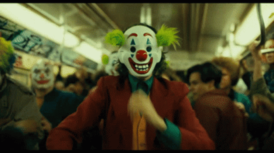Joker Removing Mask GIF