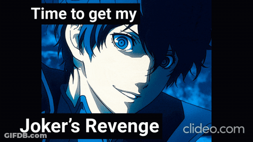 Joker's Revenge Cartoon Poster GIF