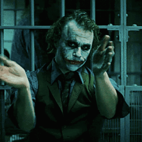 Joker Sarcastic Clapping GIF
