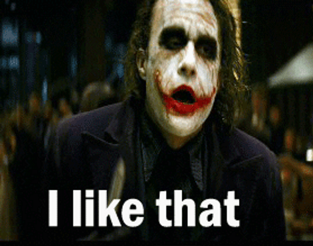 Joker Saying I Like That GIF