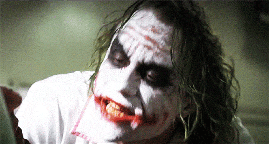 Joker Seriously Explaining GIF